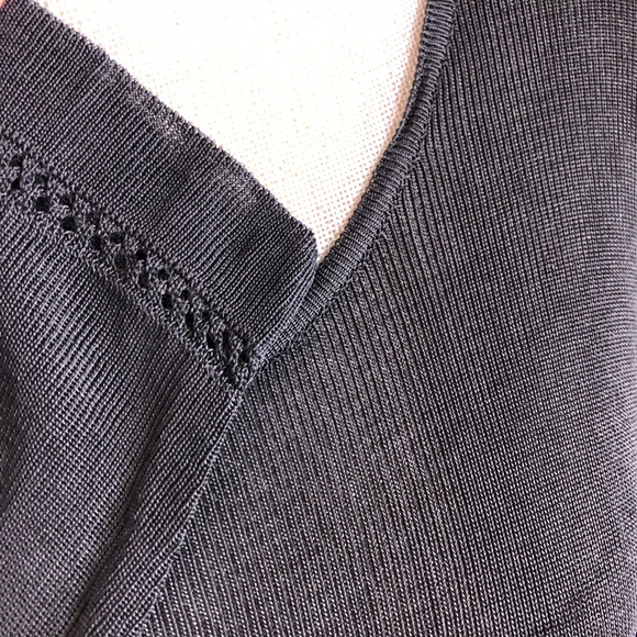 Vintage gaston jaunet black sweater 1960's-1970’s - Picture 4 of 16